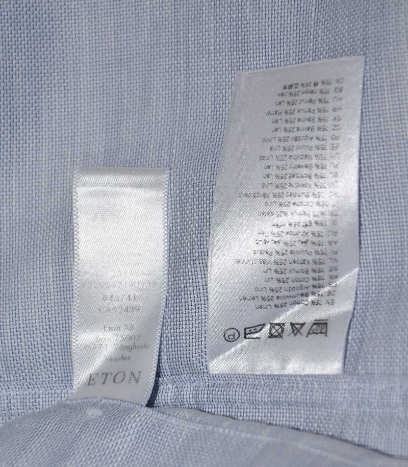 Eton Slim elegancka koszula  z lnem _ M