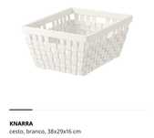 3 Cestos arrumação KNARRA