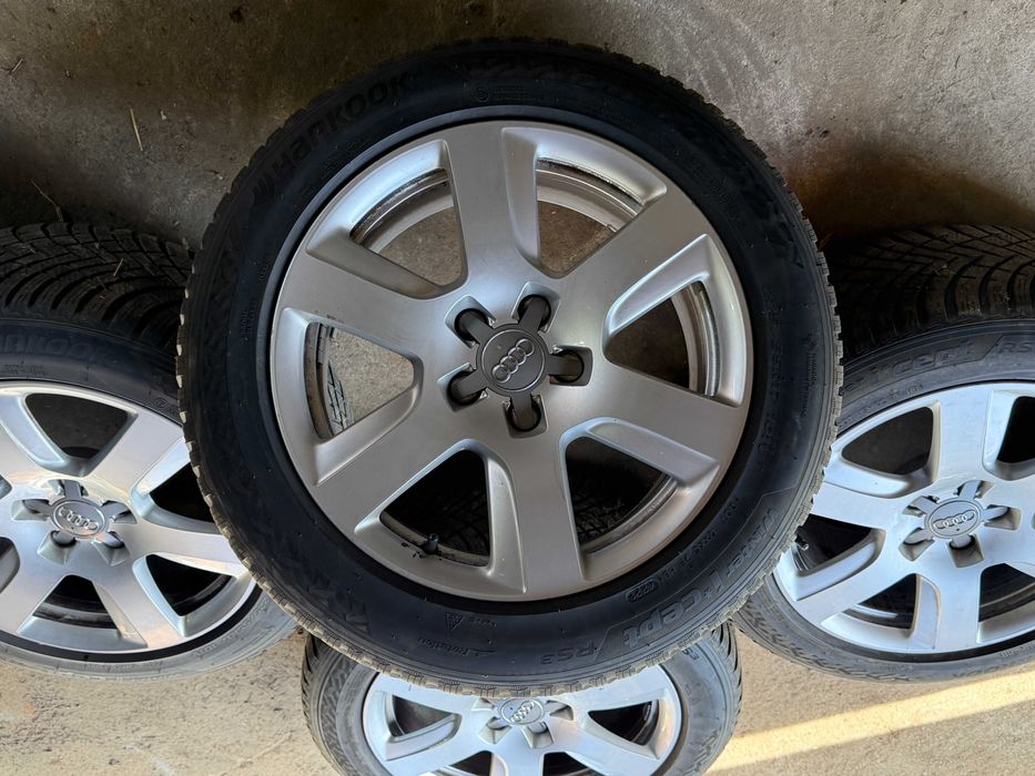 Koła Opony Alufelgi Hankook 225/55r17 101V 5x112 Audi A4 A5 A6 A3 Zima
