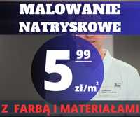 MALOWANIE natryskowe | agregatem Wagner Graco | MALARZ magazynów | HAL