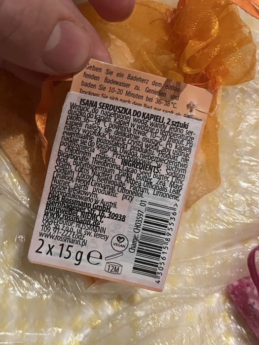 Kule do kąpieli isana w woreczku