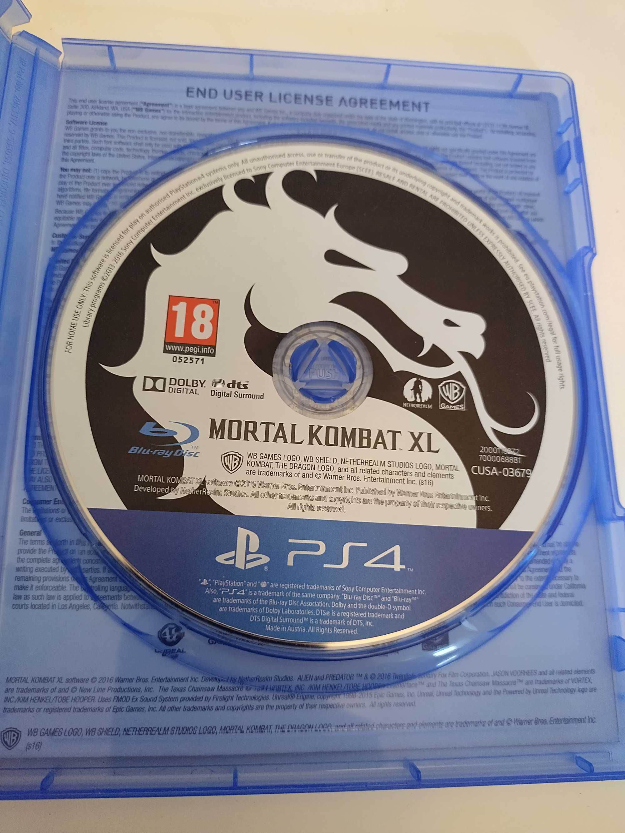 Mortal Kombat XL (playstaion 4)