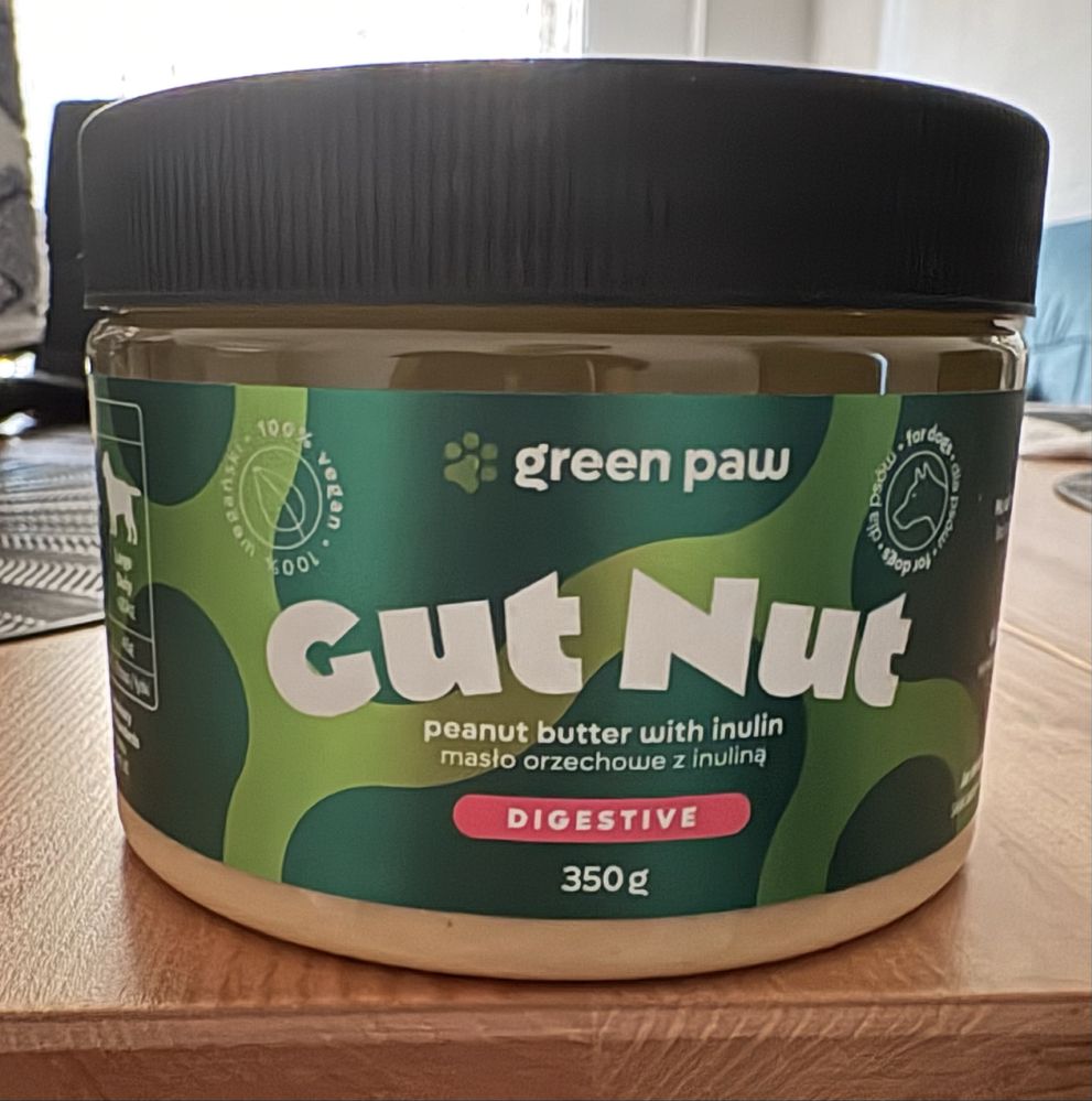 Green Paw Masło Gut Nut Przysmak dla Psa z Inuliną 350g