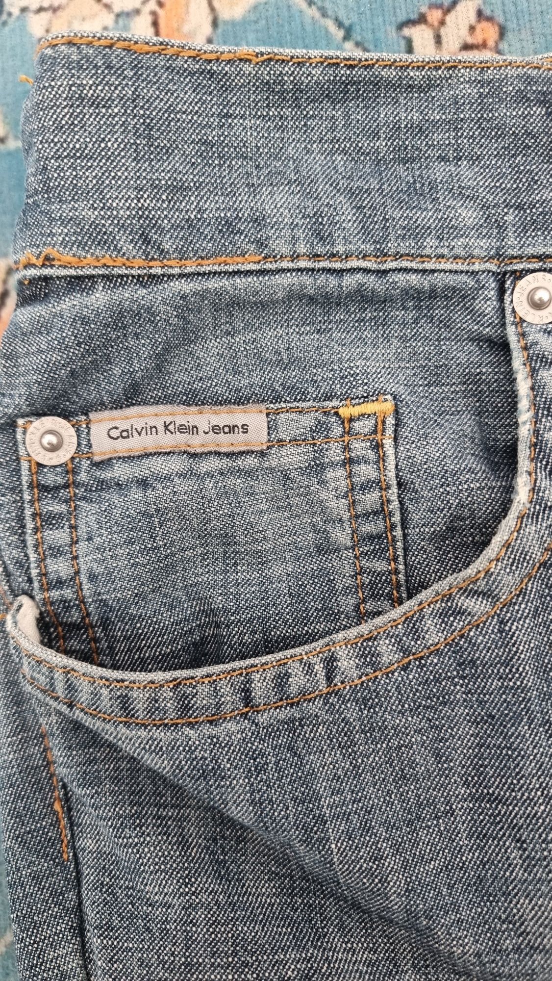 Jeansy Calvin Klein roz. 32 spodnie denim slim fit chinos