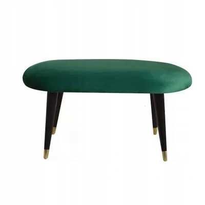Ławka EMI do przedpokoju siedzisko welur Westwing loft glamour NOWA