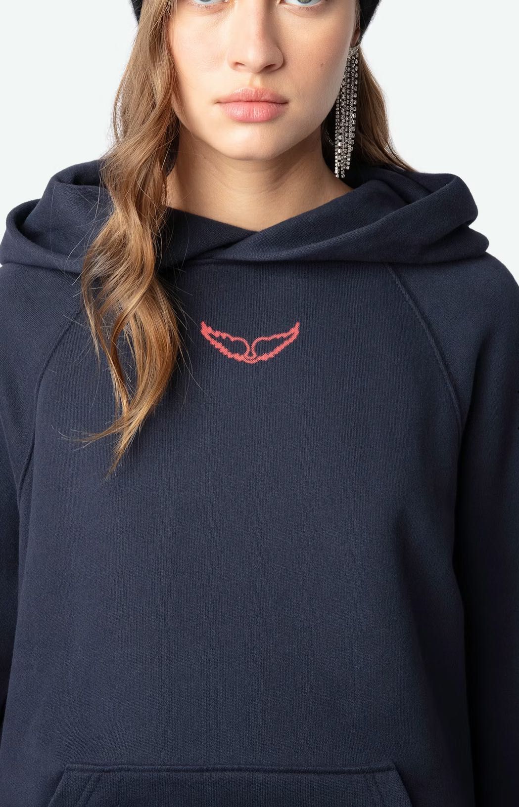 Толстовка темно синяя Zadig & Voltaire