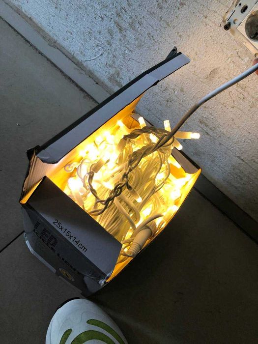 Вулична бахрома уличная IP 44 Гірлянда LED Каучук 2х MODEL_27P + Flash