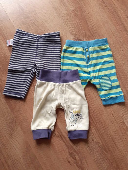 Spodnie dla noworodka chłopca zestaw 3 szt. 56