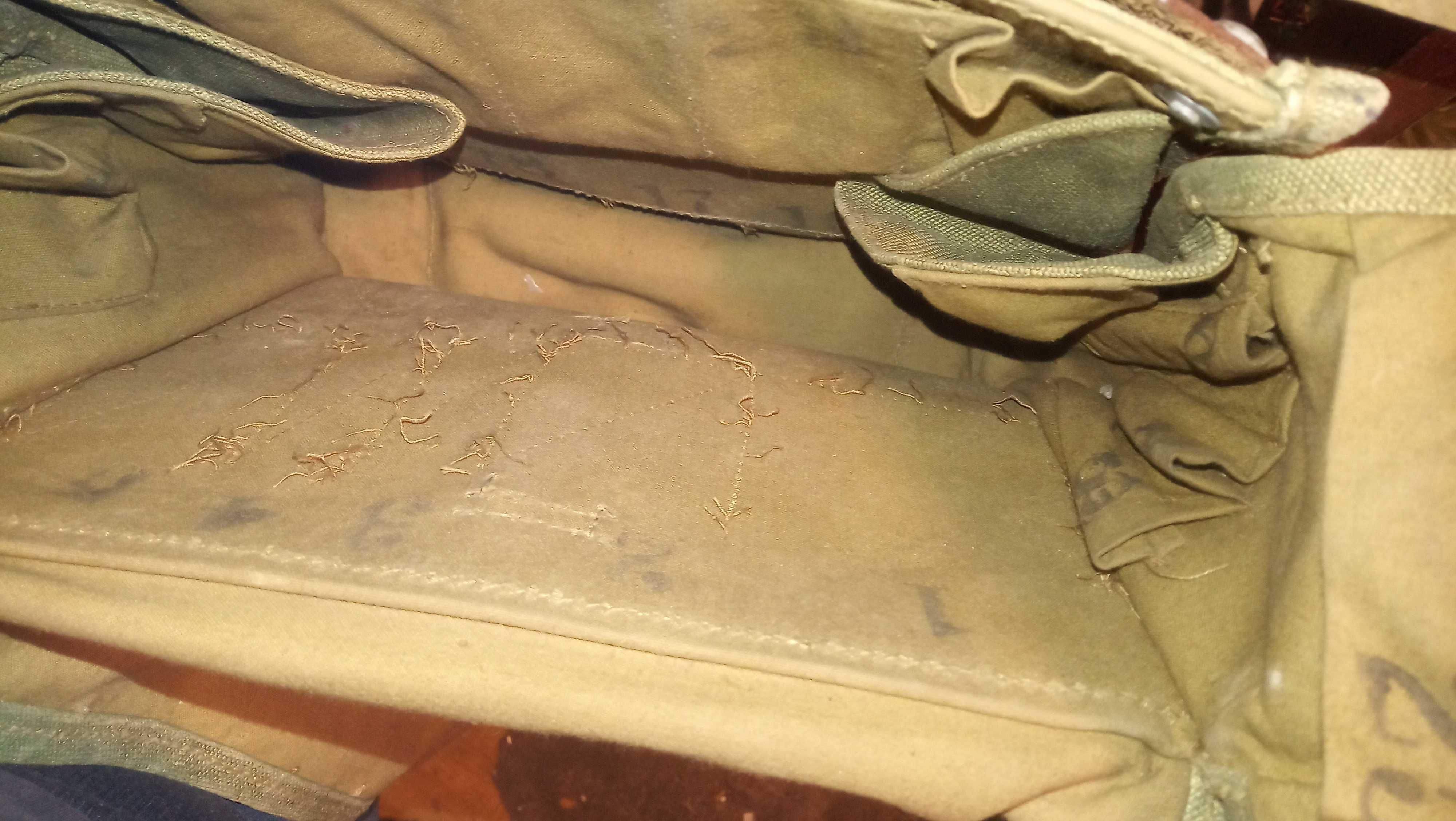 wojskowa apteczna torba brezentowa