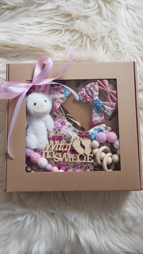 Zestaw prezentowy dla noworodka na wielkanoc bociankowe giftbox baby s