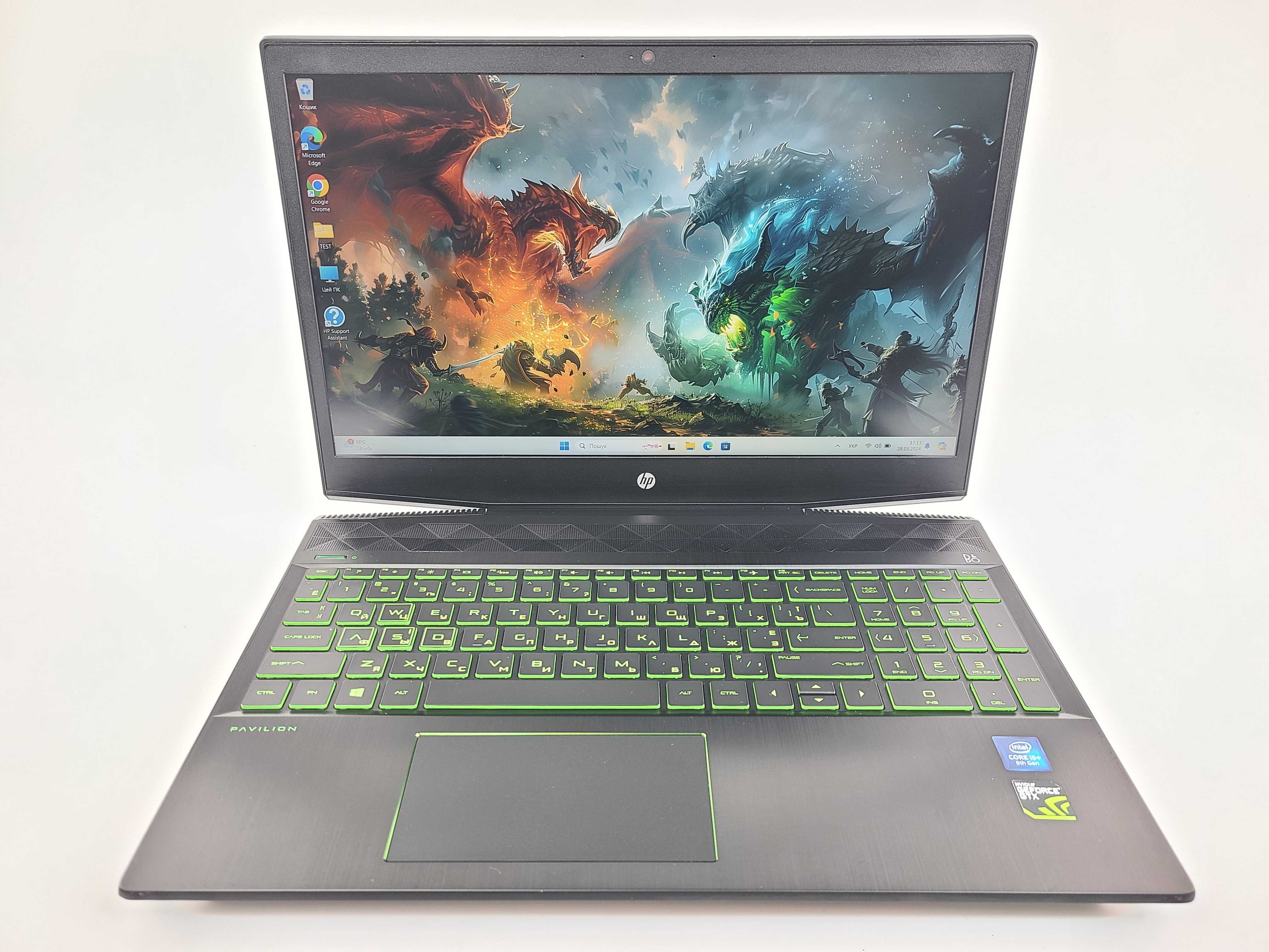 Ноутбук HP Pavilion Gaming i5-8300H/GTX 1050/16/128/240