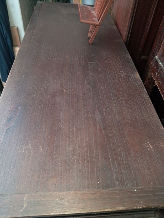 Móvel sapateira rústico em madeira