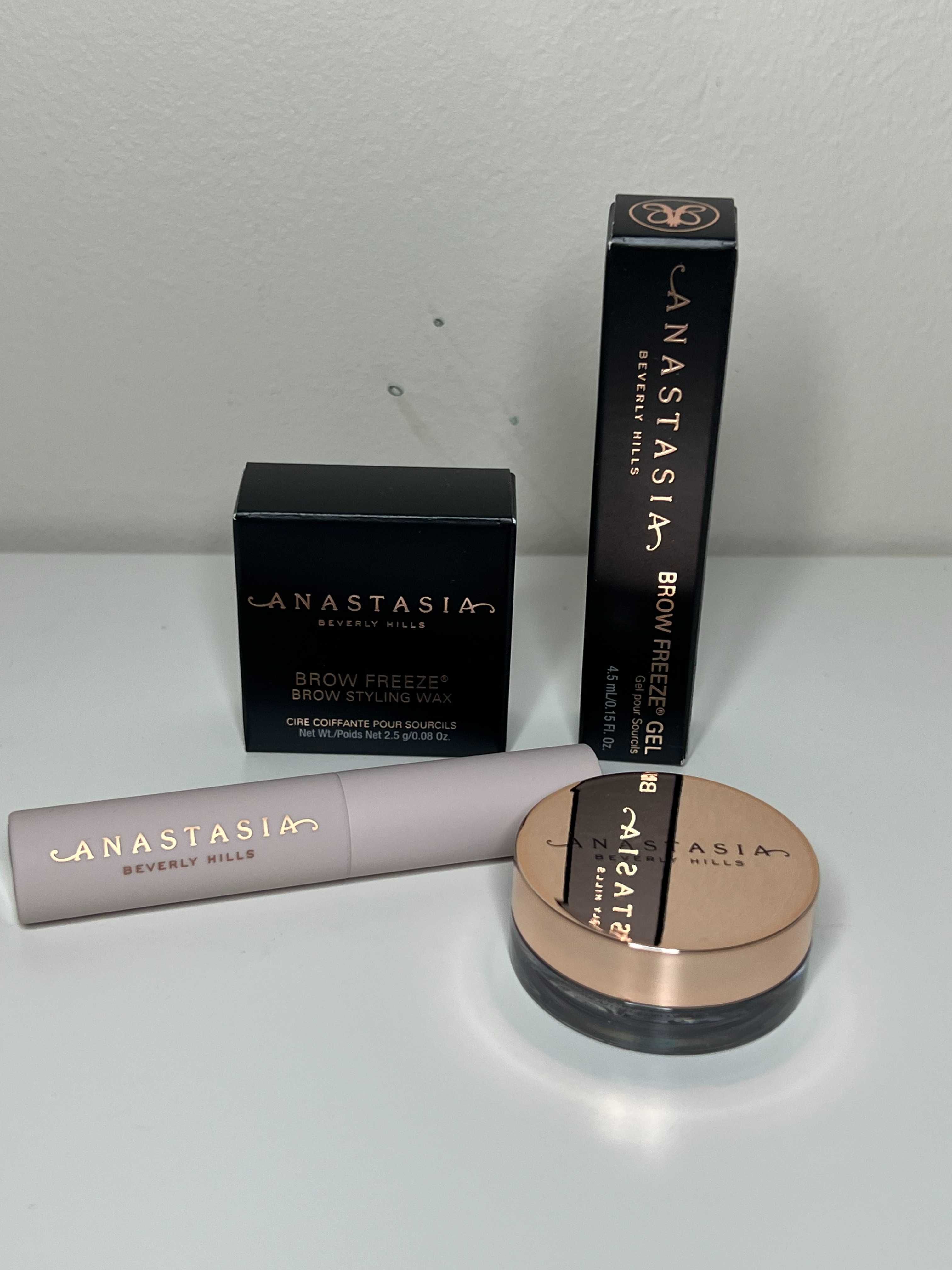 Anastasia Beverly Hills Brow Zestaw do brwi Freeze Gel wosk travel