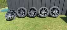 Alufelgi 5x108 21" Jaguar Volvo Ford Opony zimowe verdestain