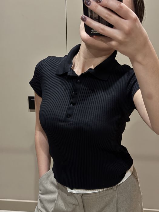 Поло футболка zara