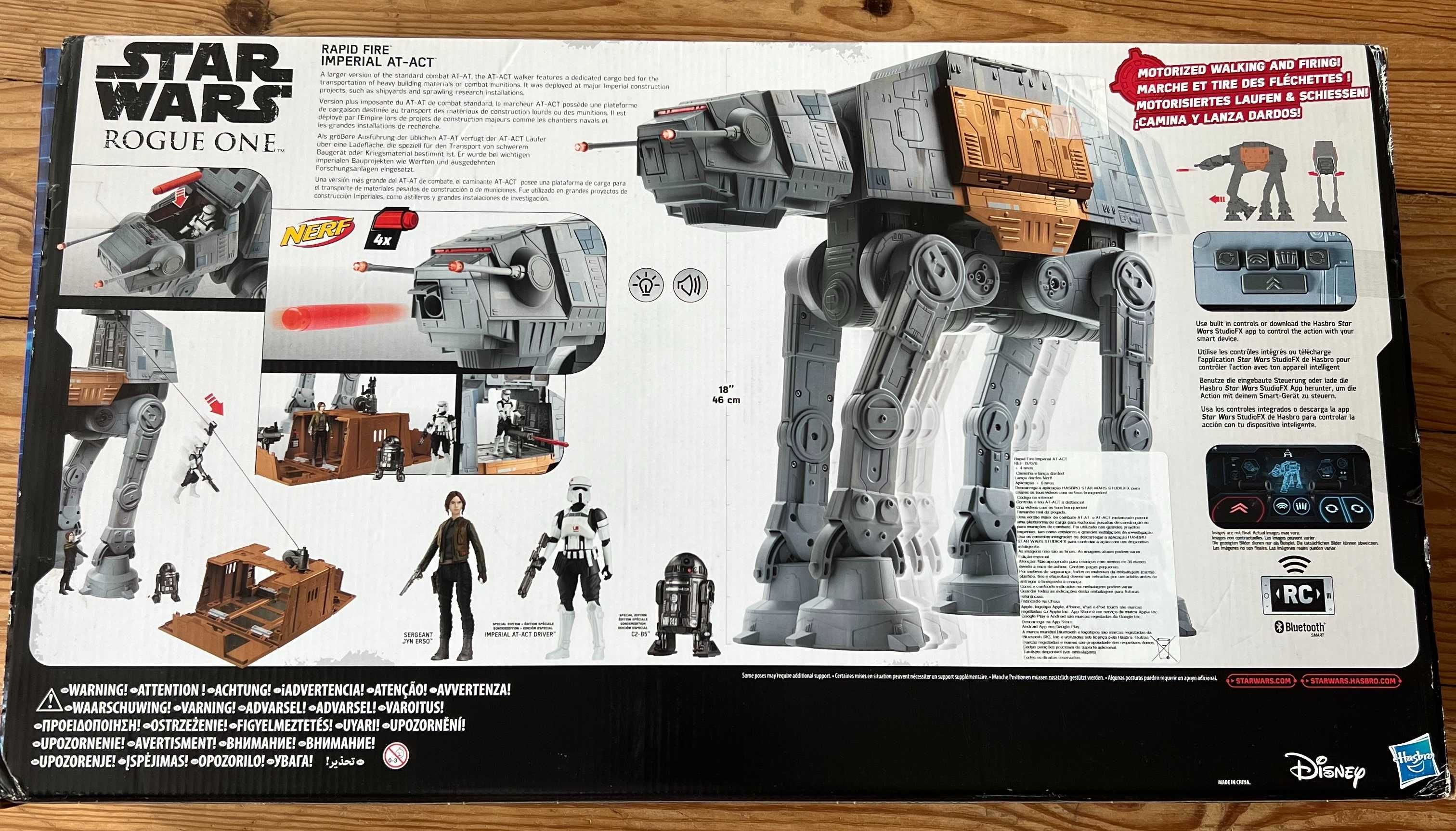 Star Wars Rogue One Rapid Fire Imperial AT-ACT da Hasbro NERF