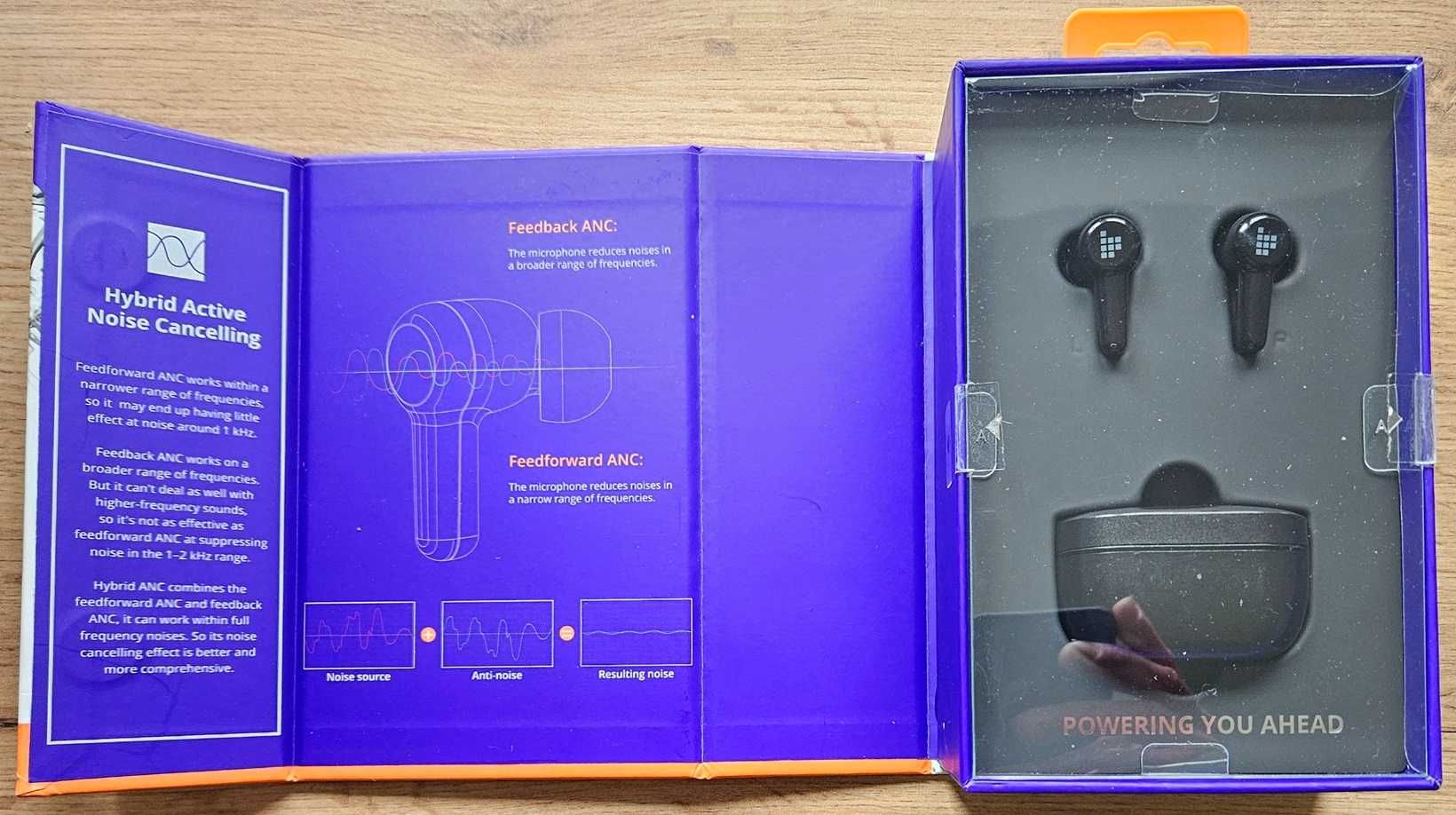Słuchawki Tronsmart Apollo Air+ ANC TWS - czarne
