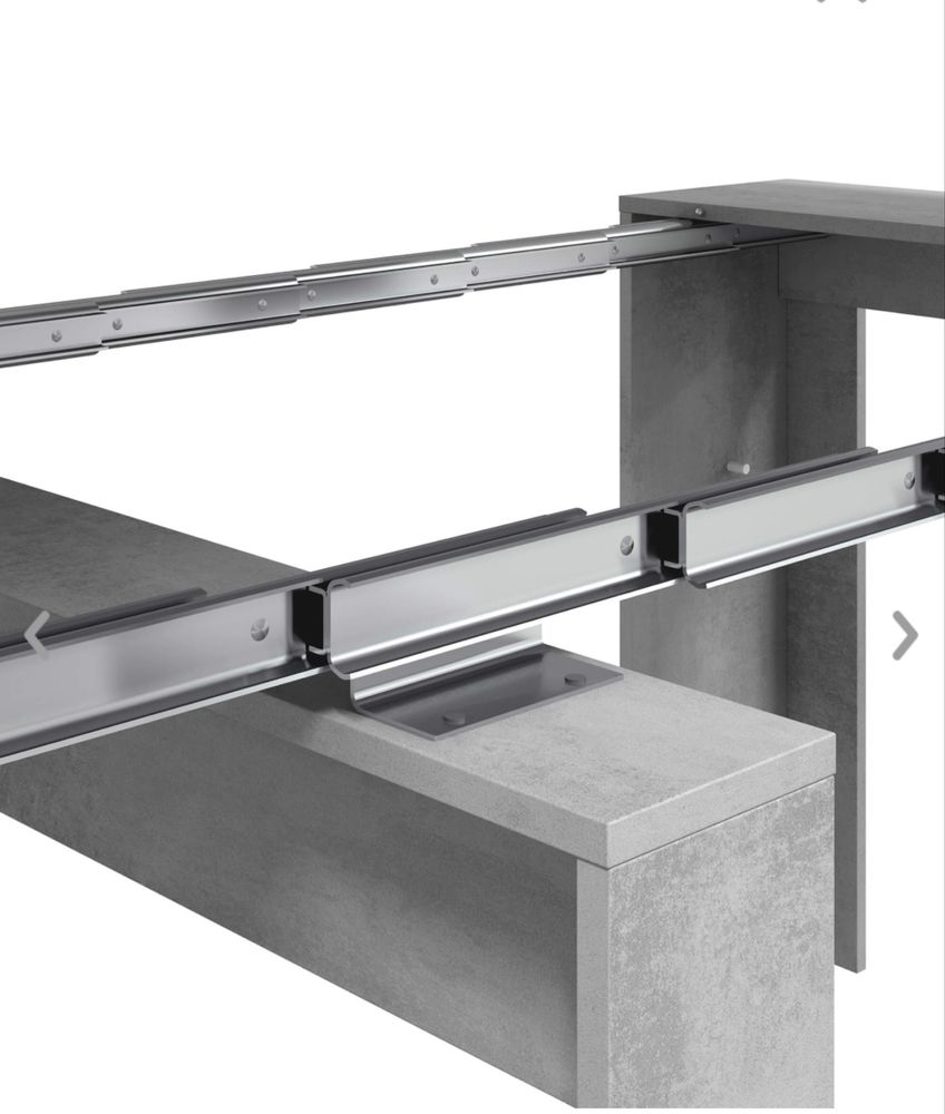 Mesa extensivel cinzento