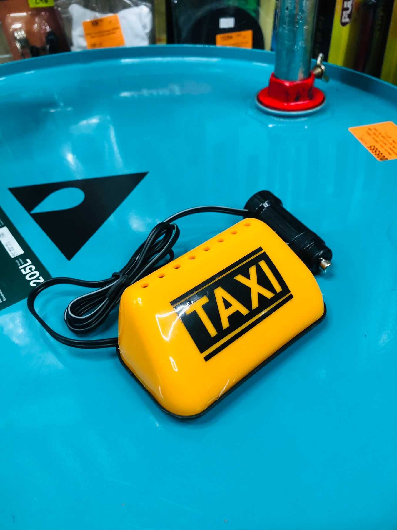 Шашка таксі міні, жовта маленька LED підсвітка, шашки taxi такси