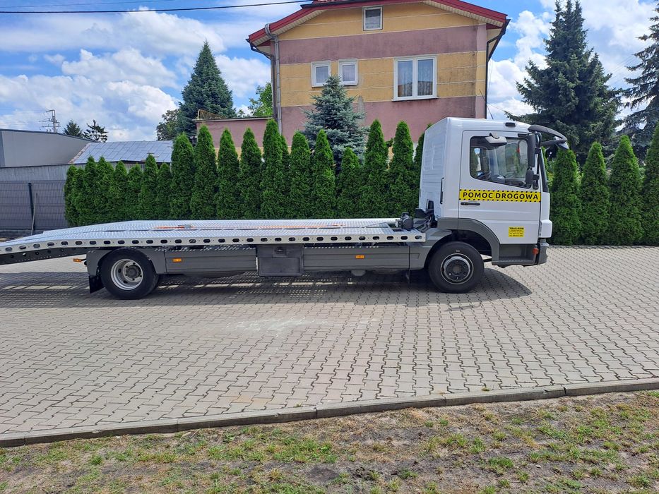MERCEDES ATEGO 1218 Laweta Pomoc Drogowa Nowa Zabudowa Wyciągarka
