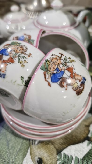 Serviço em miniatura da Candal-Electrocerâmica