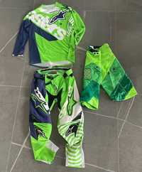 Komplet strój motocross Cross Alpinestars Techstar Venom