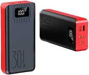 30x PowerBank 30 000mAh Wbudowana latarka Czarno-Czerwony POWER BANK