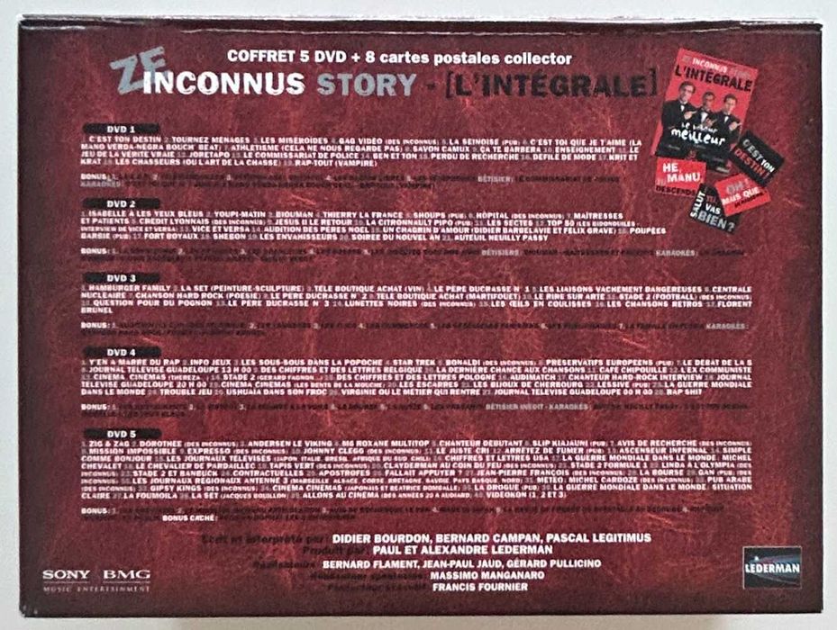Ze Inconnus Story - L'intégrale - coffret DVD x 5