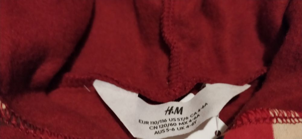 Nowa bluza świąteczna H&M r 110/116
