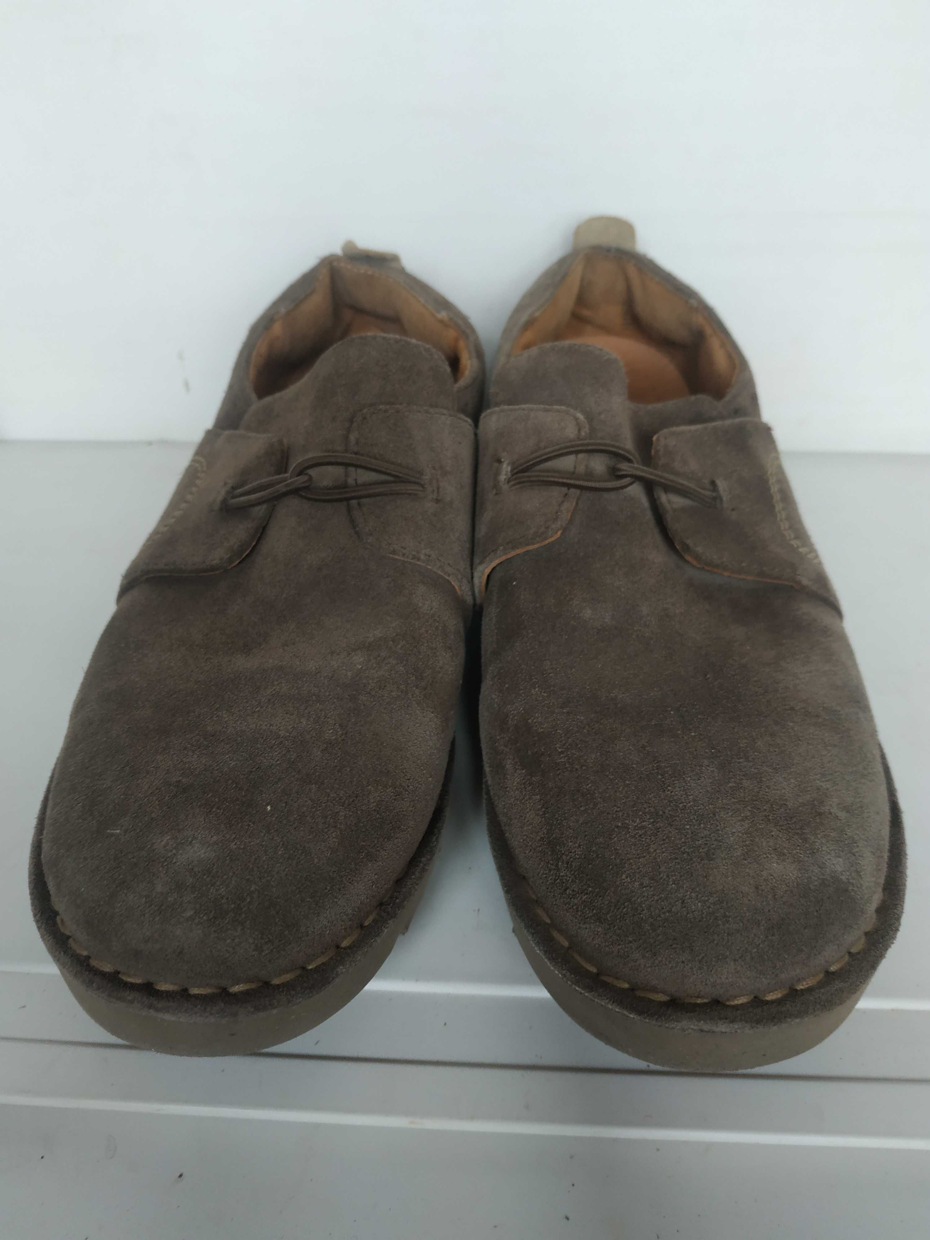 Clarks мокасины слипоны замша