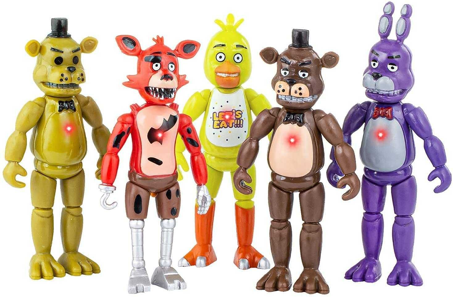 Фигурки Аниматроники 5в1 Пять ночей с Фредди, фнаф, Fnaf, 5 ночей 14см