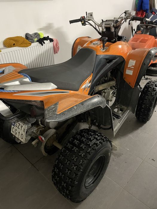 Quad tgb target 325 plug dwa komplety opon teren i szosa wyciagarka