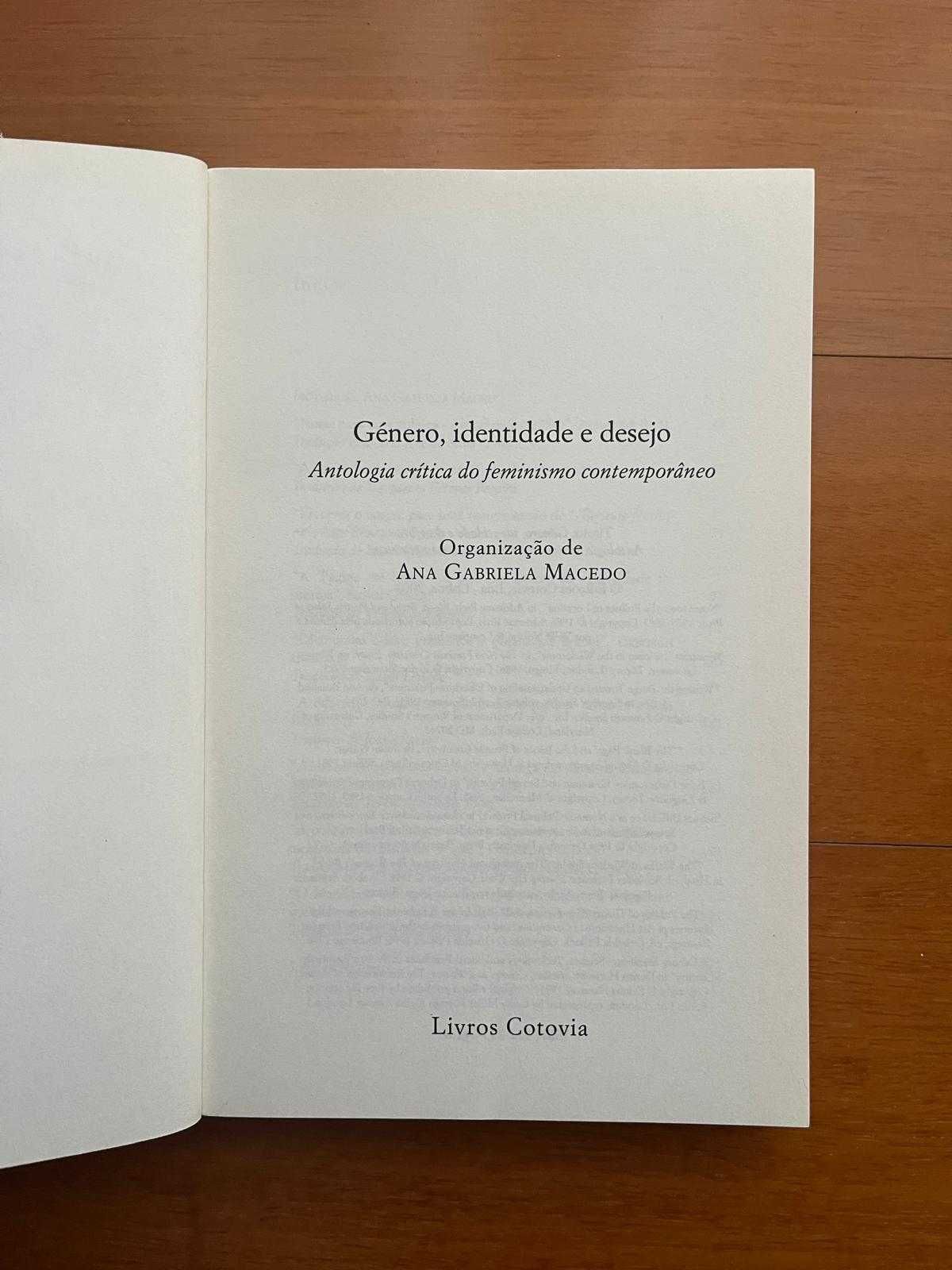 "Género, Identidade e Desejo" de Ana Gabriela Macedo