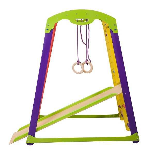 Дитячий спортивний куточок Кроха 1 міні з гіркою та кільцями