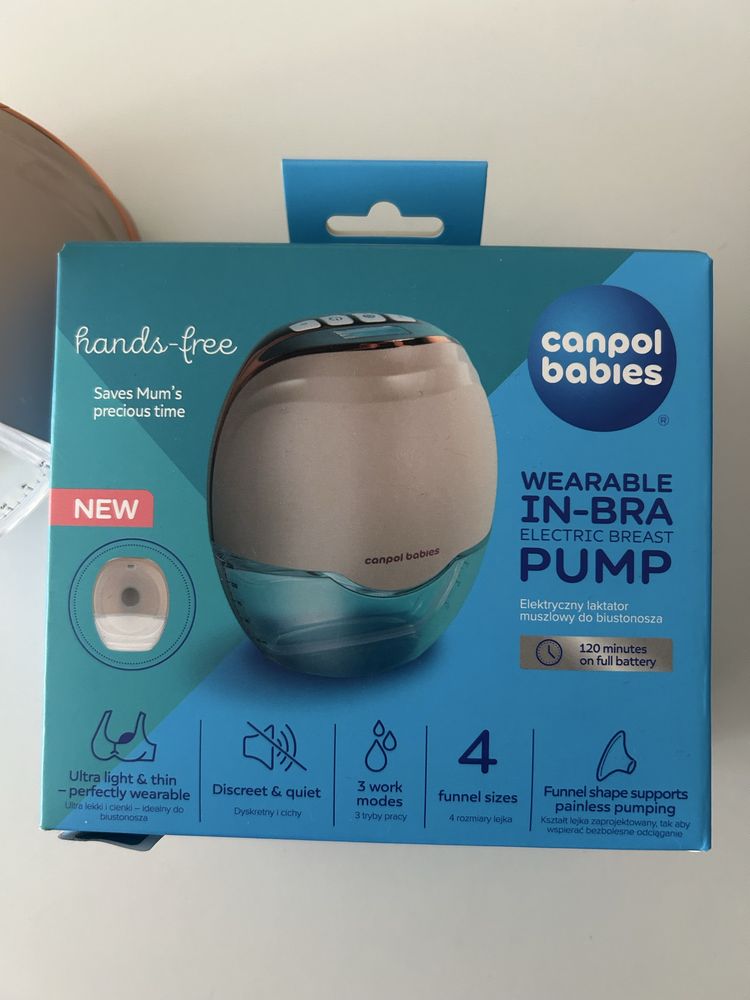 Бездротовий електричний молоковідсмоктувач "Hands-Free" Canpol Babies
