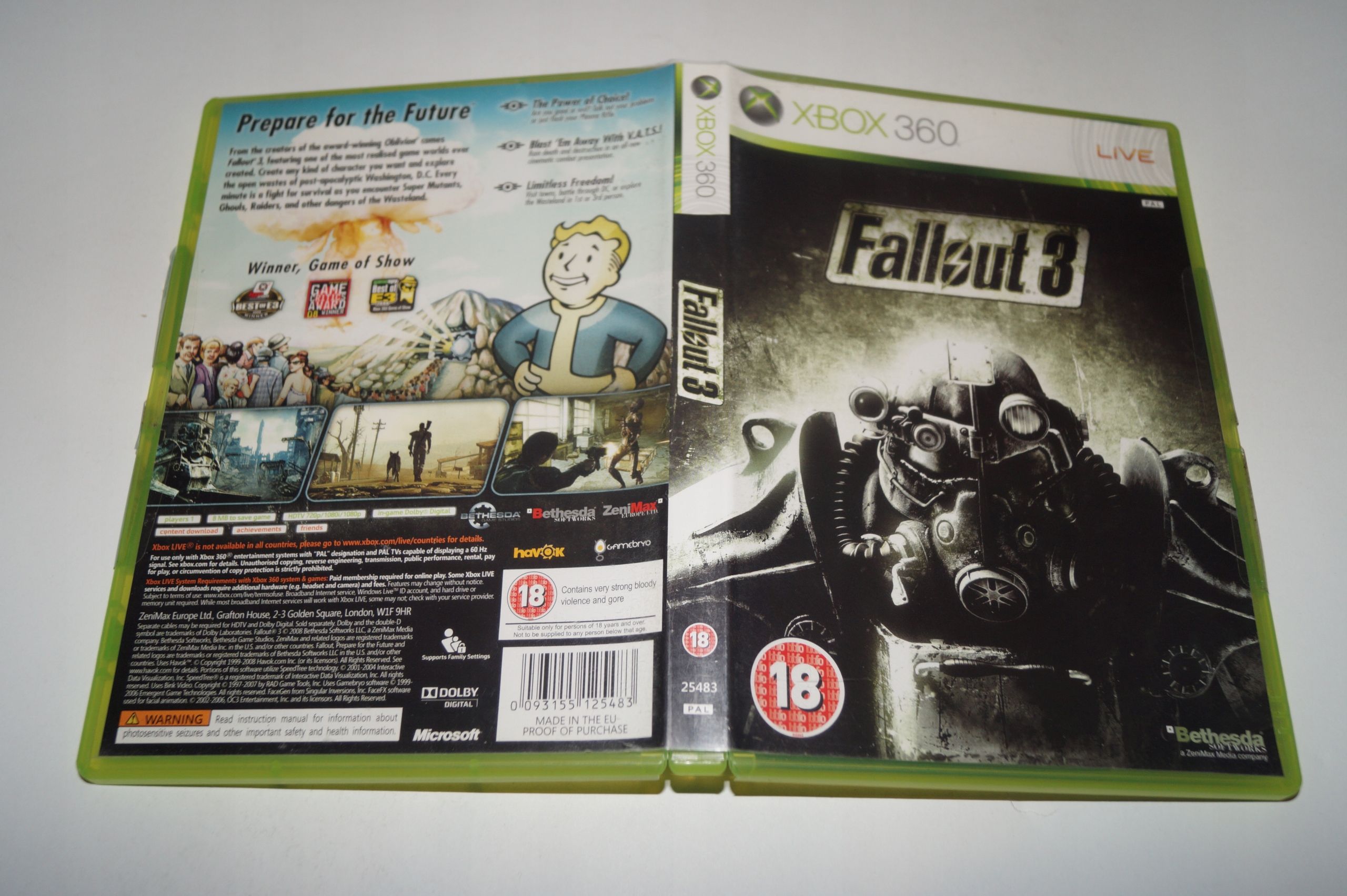 Fallout 3 Microsoft Xbox 360