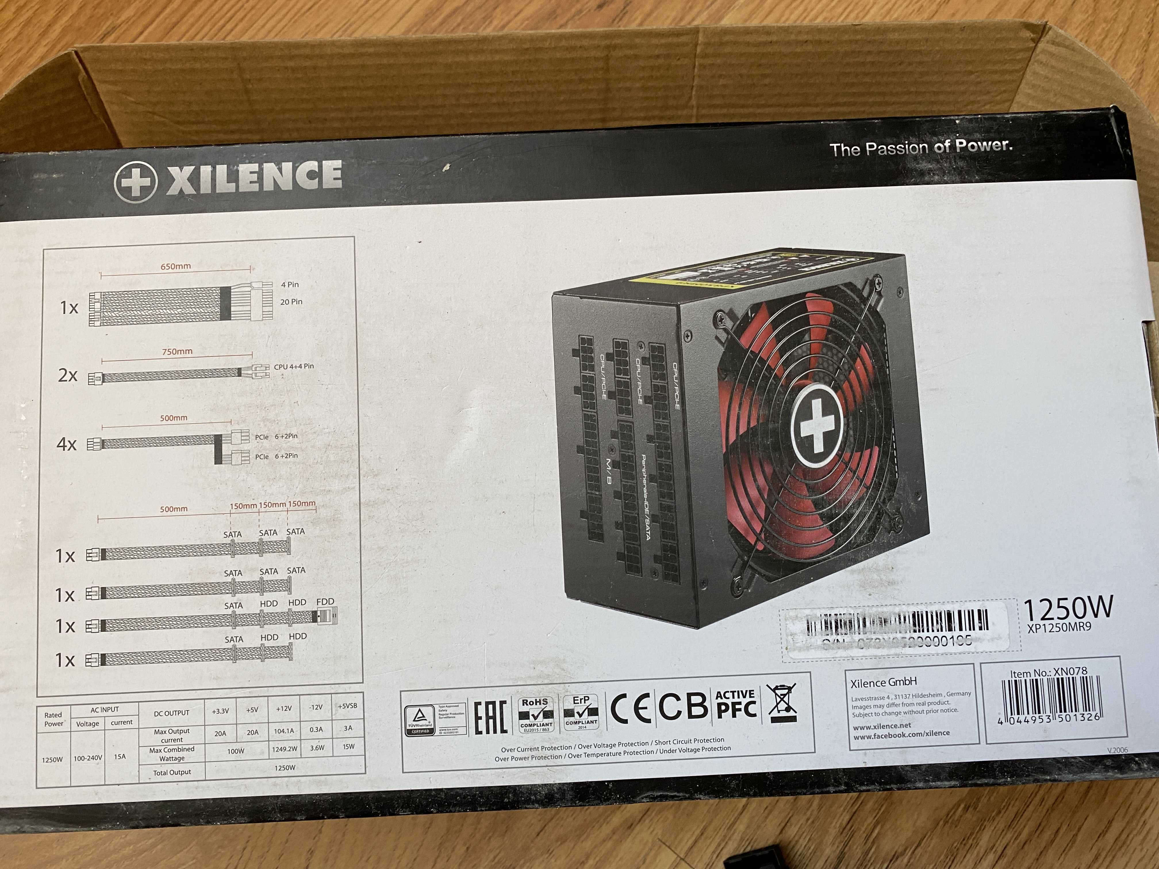 Блок питания Xilence Performance X 1250W