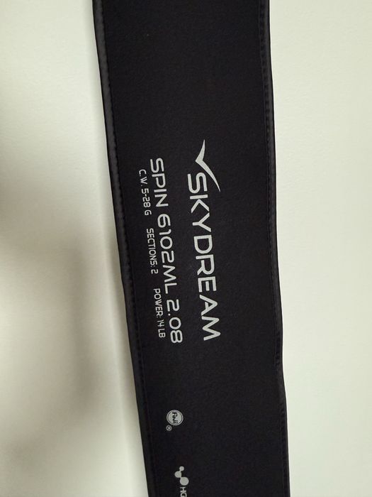 Wędka spinning Sky Dream 208 5-28g sandaczówka na Fuji Torzite