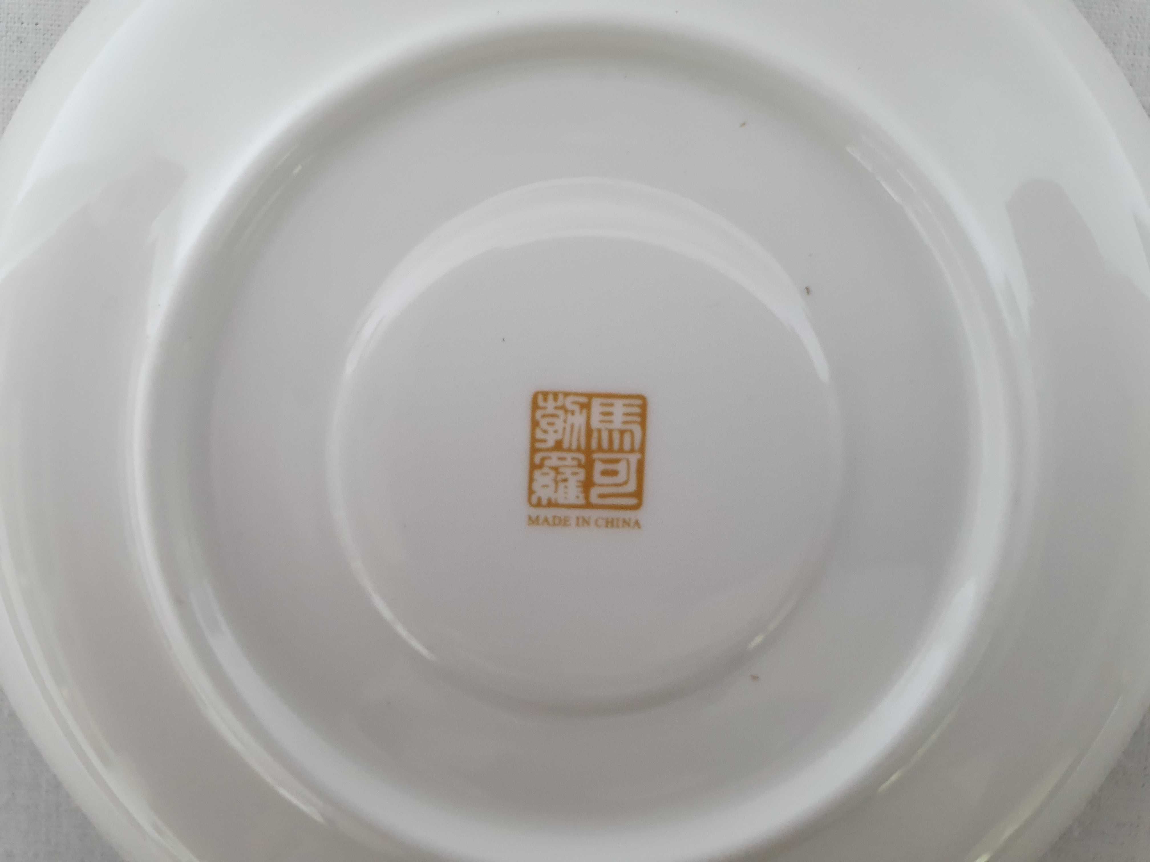 Filiżanka spodeczek Chińska Porcelana Duo Kolekcja Amorki