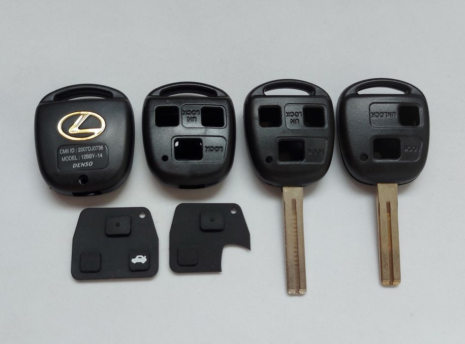 Корпус ключа Lexus кнопки лексус ключ болванка