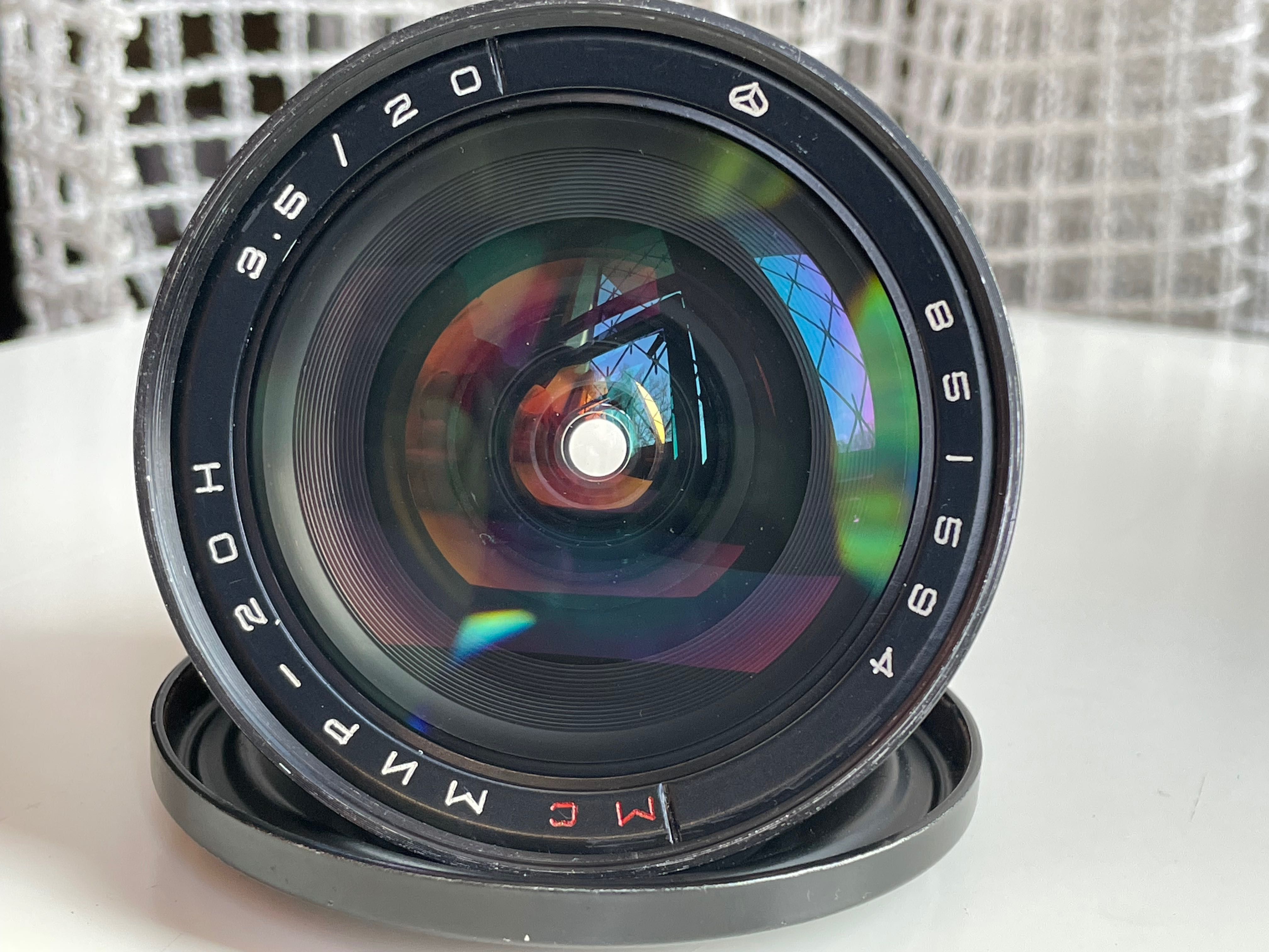 Radziecki obiektyw MS MIR-3.5/20 bagnet Nikon F