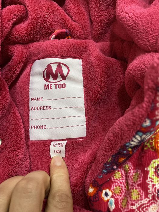 Комбінезон демісезонний, осінній для дівчинки 12-18 м