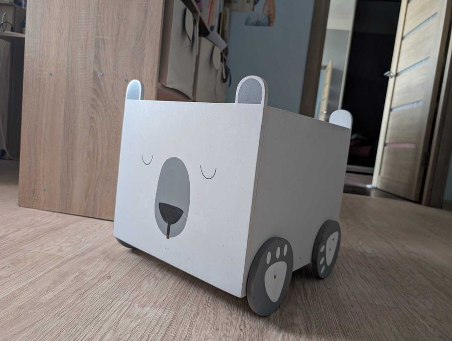 Sinsay 3 ящики для игрушек дерево. Скриня для іграшок