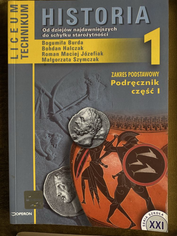 Podręczniki i zeszyty ćwiczeń do liceum