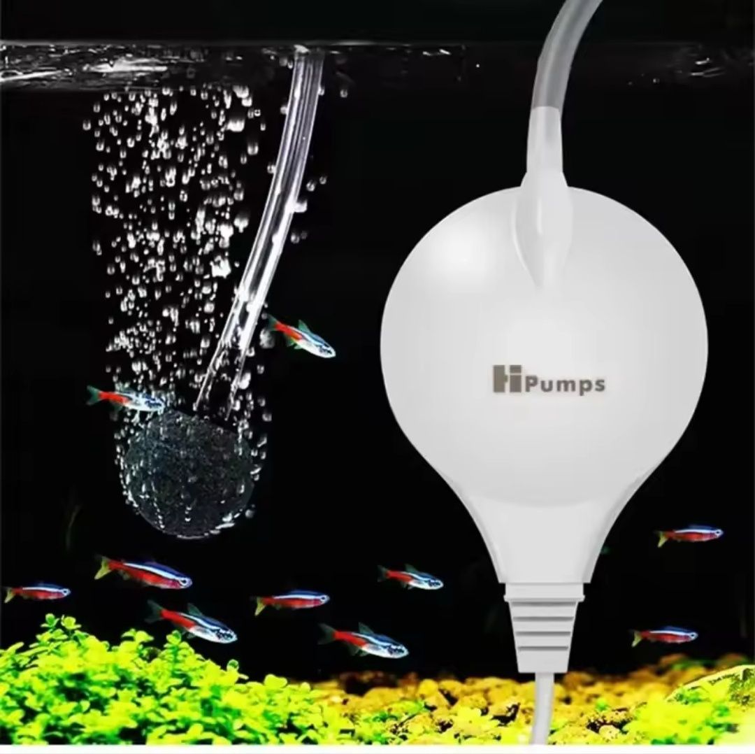 Безшумний компрессор HPumps для акваріума до 100 л