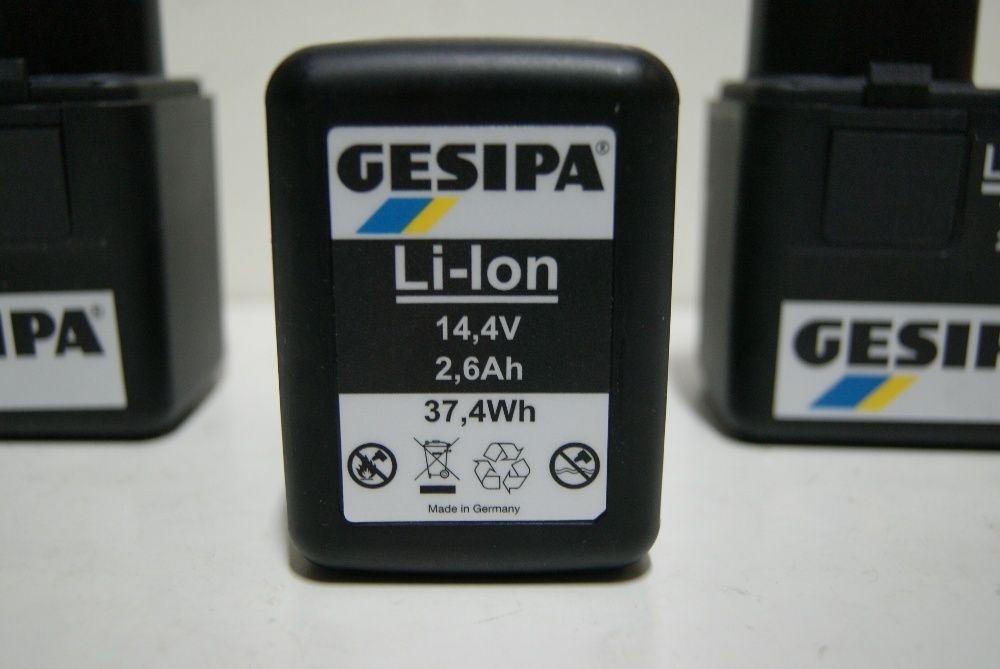 GESIPA bateria 14,4v 2,6Ah akumulator nitownica wurth pop accubird