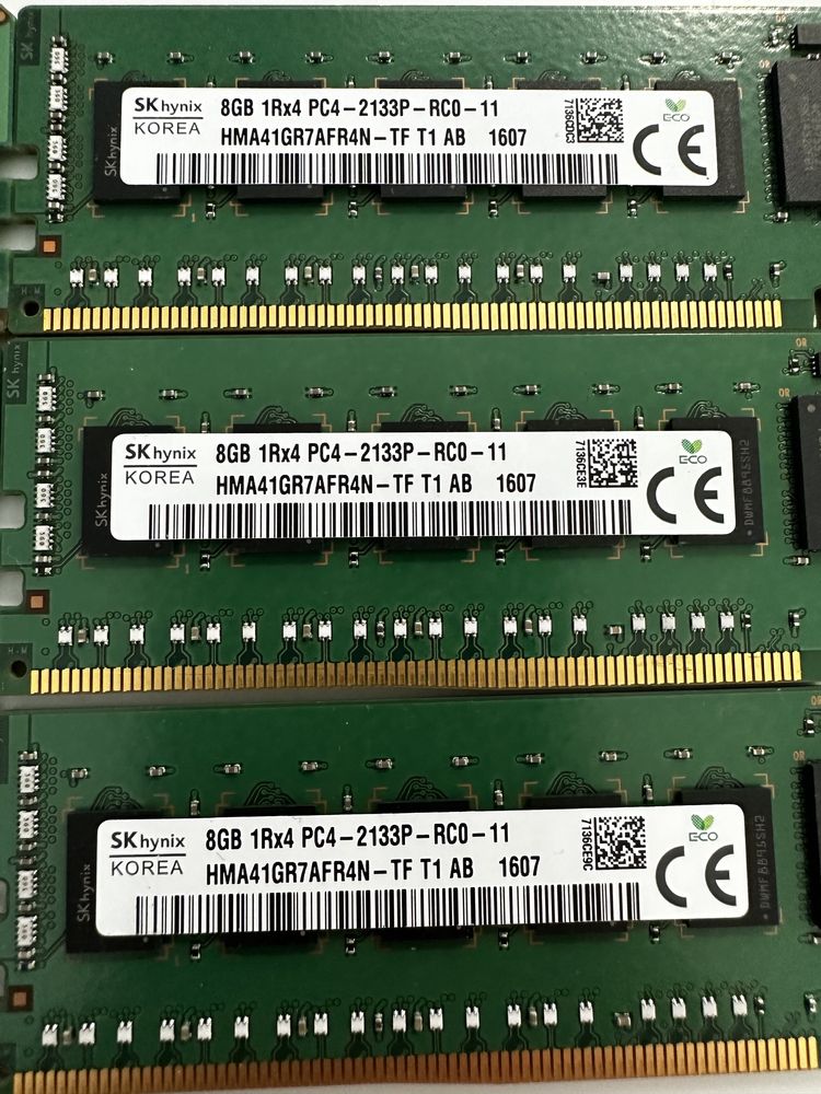 Серверная DDR4 8gb (8гб) samsung/hynix pc4-2133/2400/2666/2933 rdimm