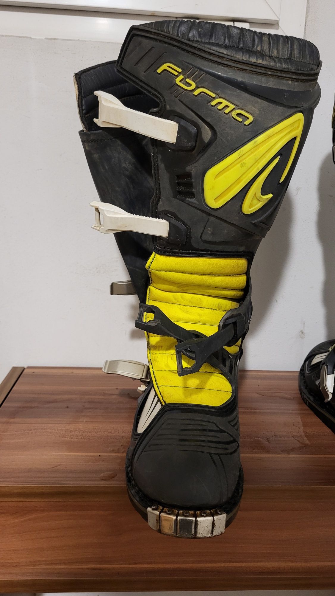 Buty FORMA TERRAIN TX Czarno zielone Białe 44 cross quad zawias