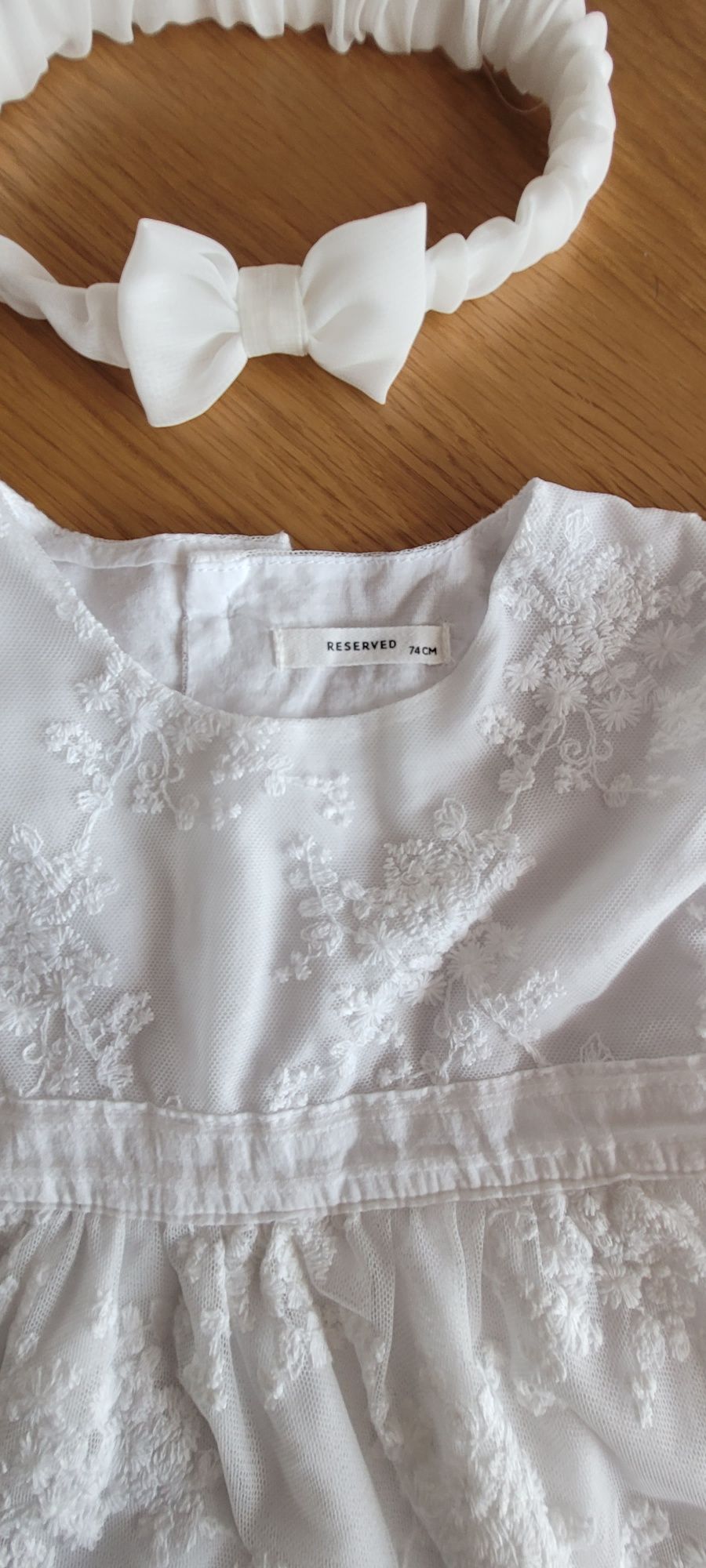 Sukienka do chrztu ,wesele Reserved 74
