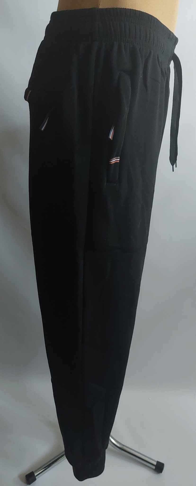 Spodnie męskie dresowe grube ocieplane meszkiem ściągacz PERFECT 3 XL